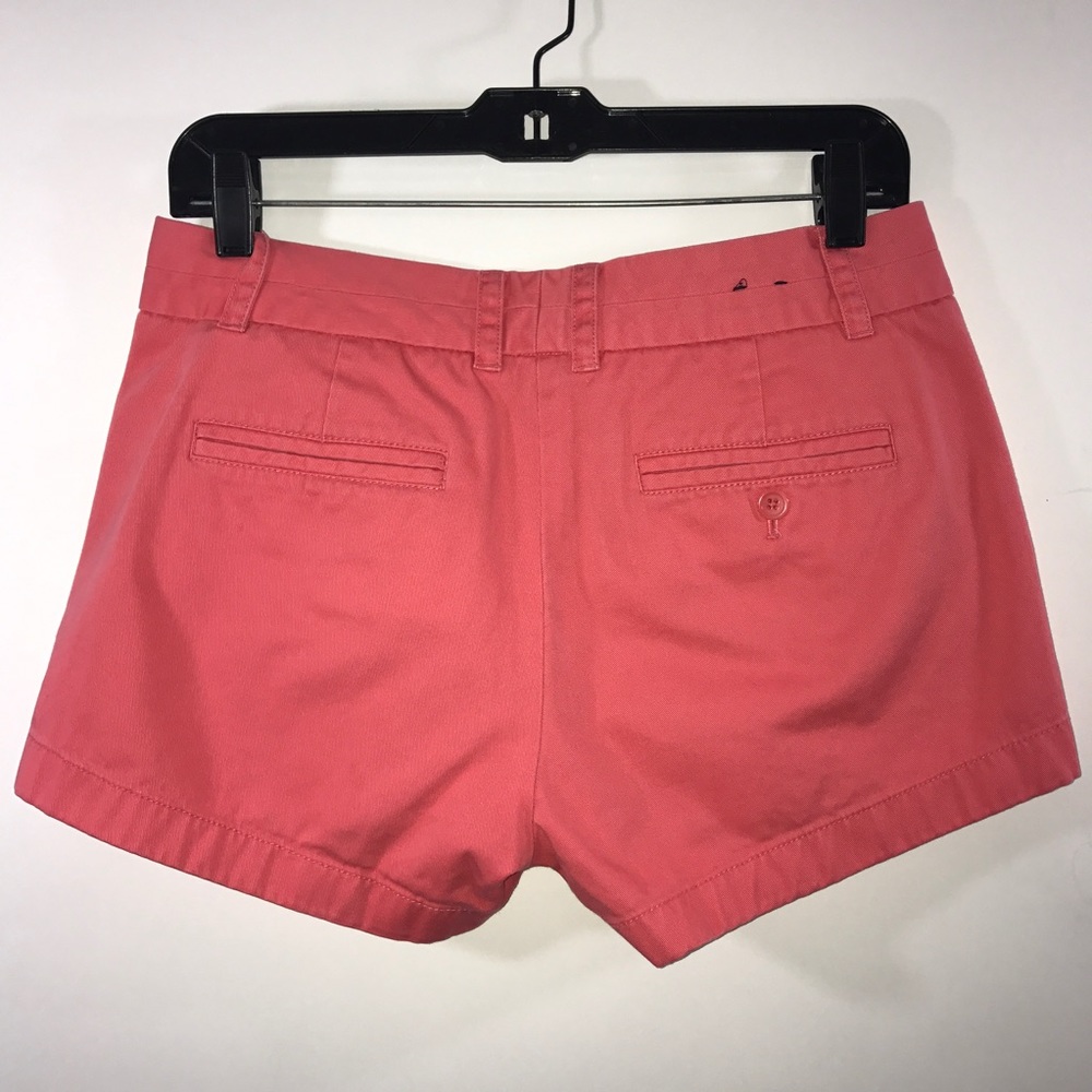 J.Crew Chino  100% Cotton Shorts Coral size 2 - Picture 3 of 7